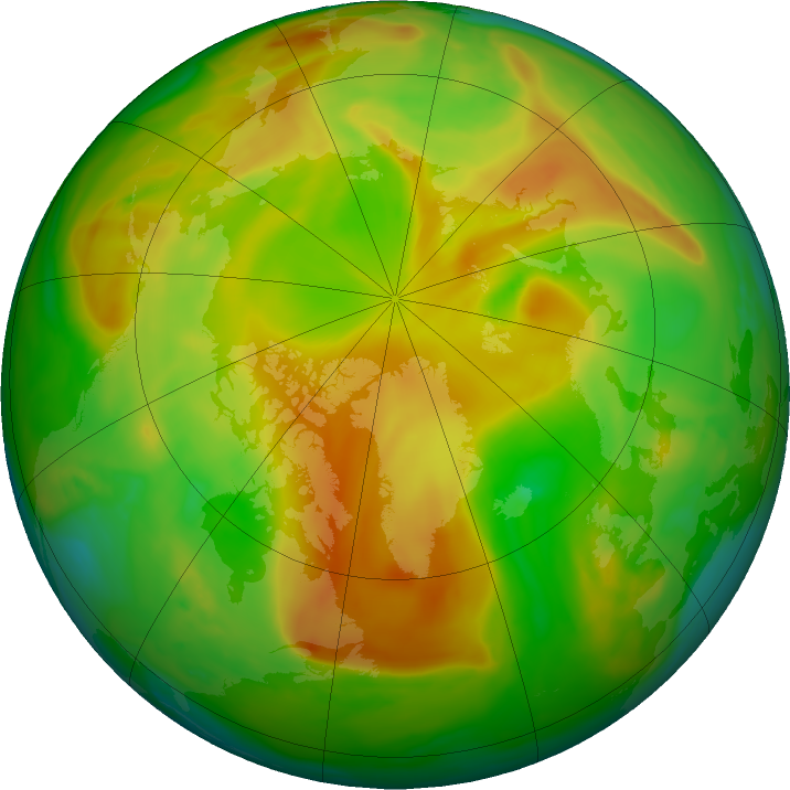Arctic ozone map for 26 May 2018